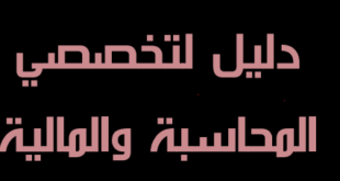 مدونه المحاسب العربي | دليل لتخصصي المحاسبة والمالية - الأصدر الأول